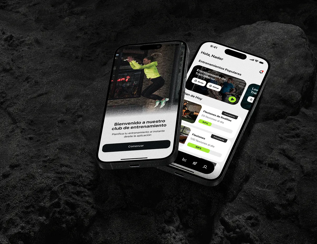 Mobile Fit App Design | UX/UI Design